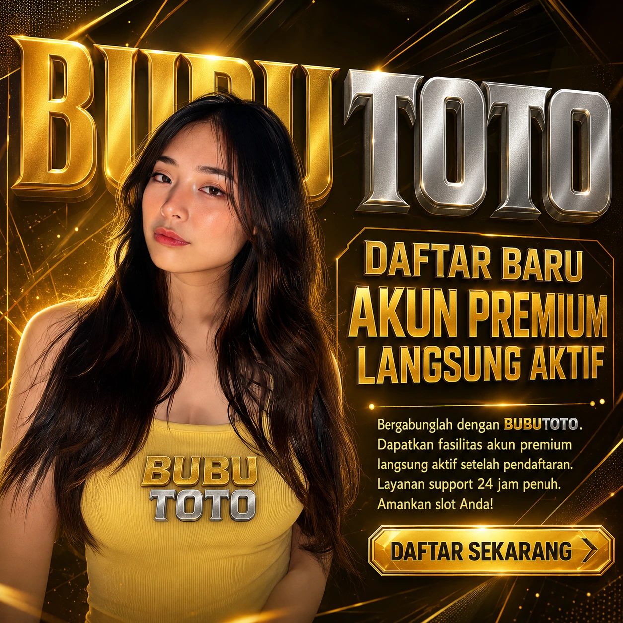 BUBUTOTO Daftar Baru | Akun Premium Langsung Aktif